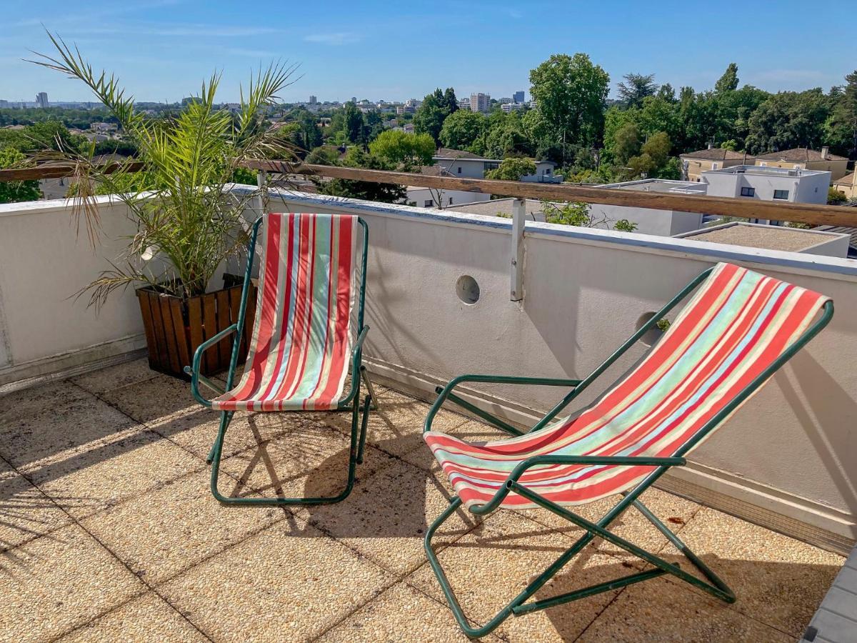 Proche Bordeaux Appartement 75 M2 Rooftop Bruges Esterno foto